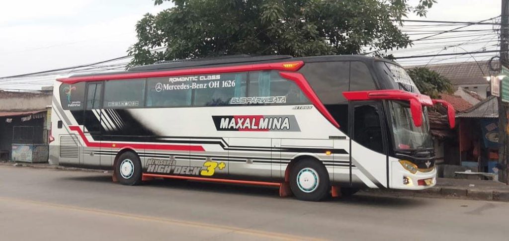 sewa bus maxalmina