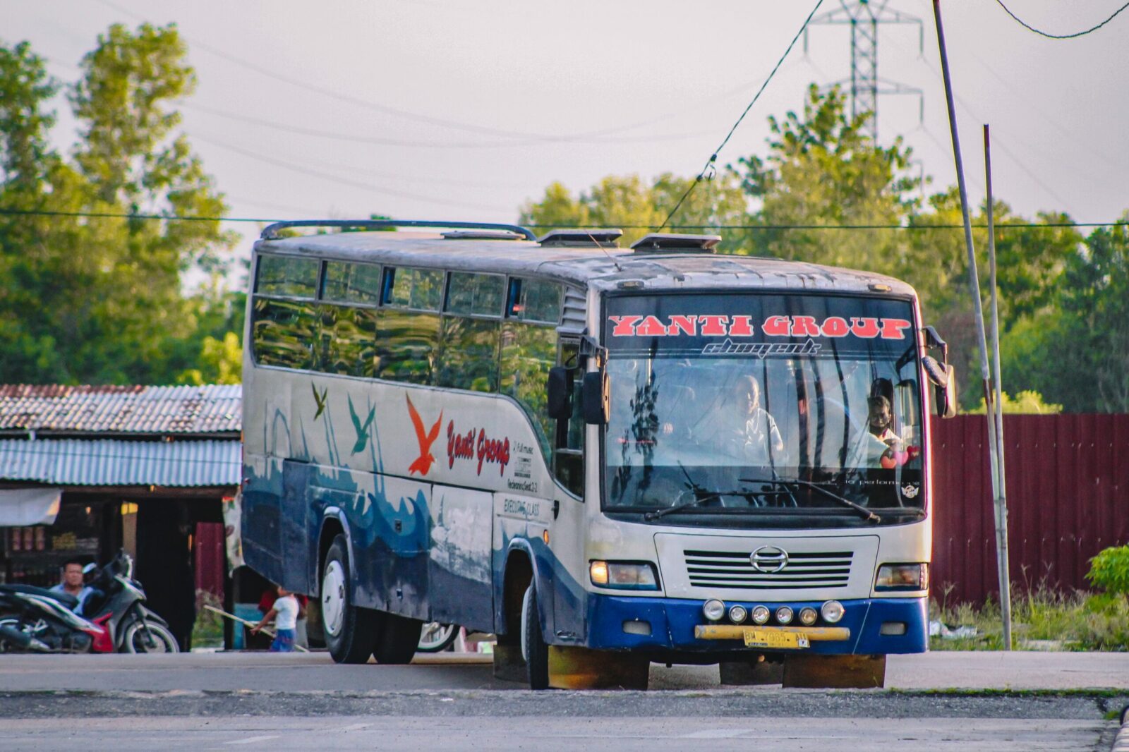 bahan bakar bus